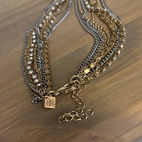 Banana Republic mixed multi-strand chain necklace. - Picture 3 of 3